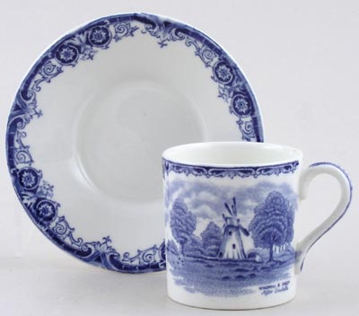 Coffee Can and Saucer c1930s